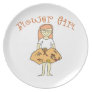 Fall Flower Girl Dinner Plate