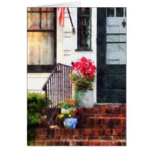 Fall Flowers in Fancy Pots Card
