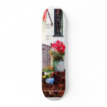 Fall Flowers in Fancy Pots Skateboard Deck