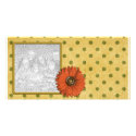 Fall Flowers Photo Template photo cards