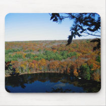 fall foliage over looking a small lake mousepads by jaylichtenberger fall foliage over looking a small lake mousepads