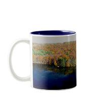 fall foliage over looking a small lake mugs by jaylichtenberger fall foliage over looking a small lake mugs