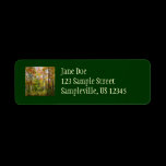 Fall Forest Return Address Label