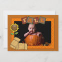Fall Frame - Photo Holiday Card invitation