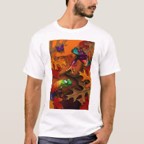 Fall Frogs t-shirts by LaureFCarlisle Fall Frogs t-shirts