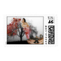 Fall Genie postage by c2gardner Fall Genie postage