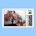 Fall Genie postage
