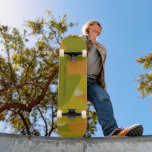 Fall Green Camo Skateboard