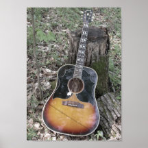 Fall Guitar Print