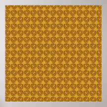 Fall Harvest Leaf Pattern Print