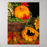 Fall Harvest Sunflowers Print
