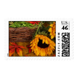 Fall Harvest Sunflowers Stamp
