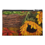 Fall Harvest Sunflowers Travel Accessory Bag