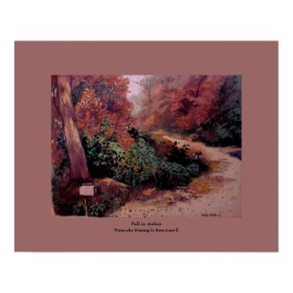 Fall in Aitkin Poster print