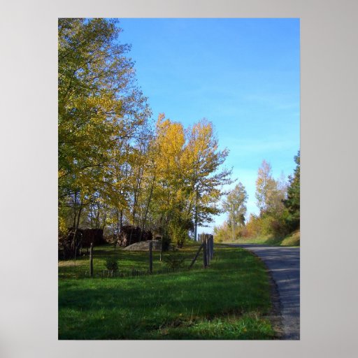 Fall in France Poster