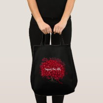 Fall In Love Happily Ever After Tree Red Leaves bags by samack Fall In Love Happily Ever After Tree Red Leaves bags