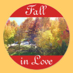Fall in Love letter seal sticker
