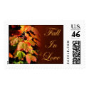 Fall In Love Autumn Wedding Fall Wedding stamp