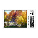 Fall in Love postage stamp stamp