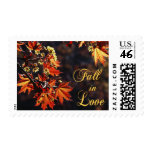 Fall in Love postage stamps