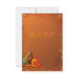 Fall In LOVE R.S.V.P CARD WITH MATCHING INVITATION
