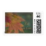Fall in Love Wedding Postage Stamp