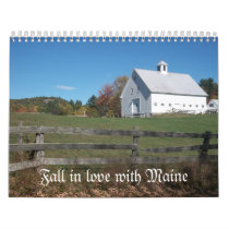 Fall in love with Maine Calendar