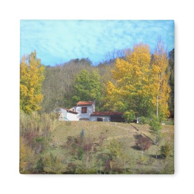 Fall in Midi-Pyrénées Refrigerator Magnet by Riviere