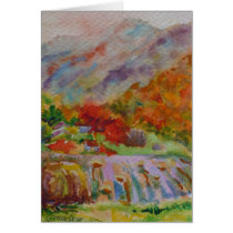 Fall in the Allegheny Mountains Greeting Cards