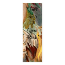 Fall Into A Great Book! Autumn Leaves Painting business cards by SherryHolderHunt Fall Into A Great Book! Autumn Leaves Painting business cards