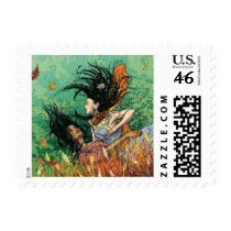 Fall Into Fall Postage Stamp