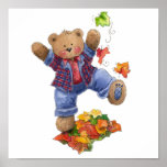 Fall is Fun Bear Print