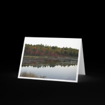 Fall Lake Scene Card cards