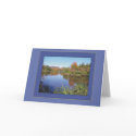 fall lake scene cards
