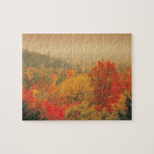 Fall landscape, New Hampshire, USA Jigsaw Puzzles