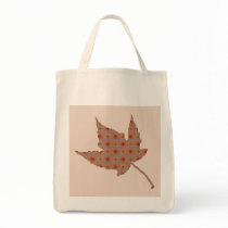 Fall Leaf Cross Stitch Bag by ingasi Fall Leaf Cross Stitch Bag