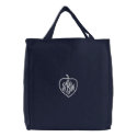 Fall leaf embroidery initial monogram wedding tote embroideredbag