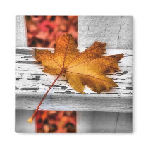 Fall Leaf Magnet by janoka Fall Leaf Magnet