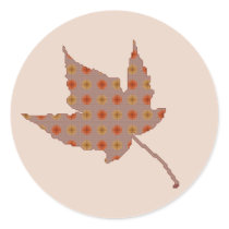 Fall Leaf Stitcker stickers