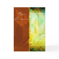 Fall leafs on brown-Thanksgiving cards