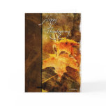 Fall leafs-Vintage Greeting Card