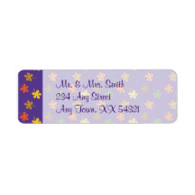 Fall Leaves Address Labels - Small