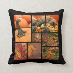 Fall Leaves and Pumpkins Pillows