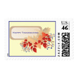 Fall Leaves Berries Thanksgiving Custom Stamp