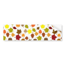 Fall Leaves bumper stickers by lifeisahighway Fall Leaves bumper stickers