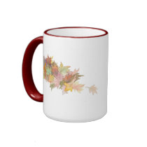 Fall Leaves by JR mugs by Makana101 Fall Leaves by JR mugs