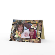 Fall Leaves Collage cards