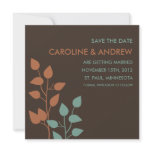 Fall Leaves Double Boughs Save the Date Cards Personalized Announcements