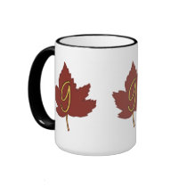 Fall Leaves G mugs