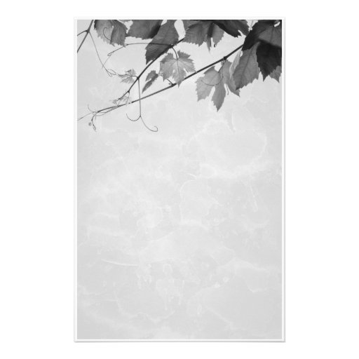 Fall Leaves Gothic Stationery | Zazzle